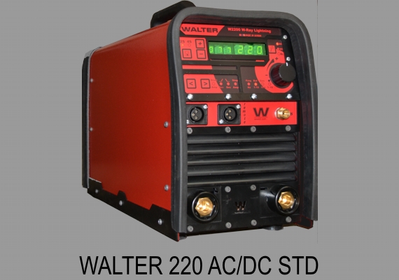 TIG: 1-220A, 150A/100%; 1000Hz DC puls; 1000Hz AC puls; steel (0,1-8mm), aluminum (0,2-6mm);<br/> MMA: 10-200A; 150A/100%; generator - OK.